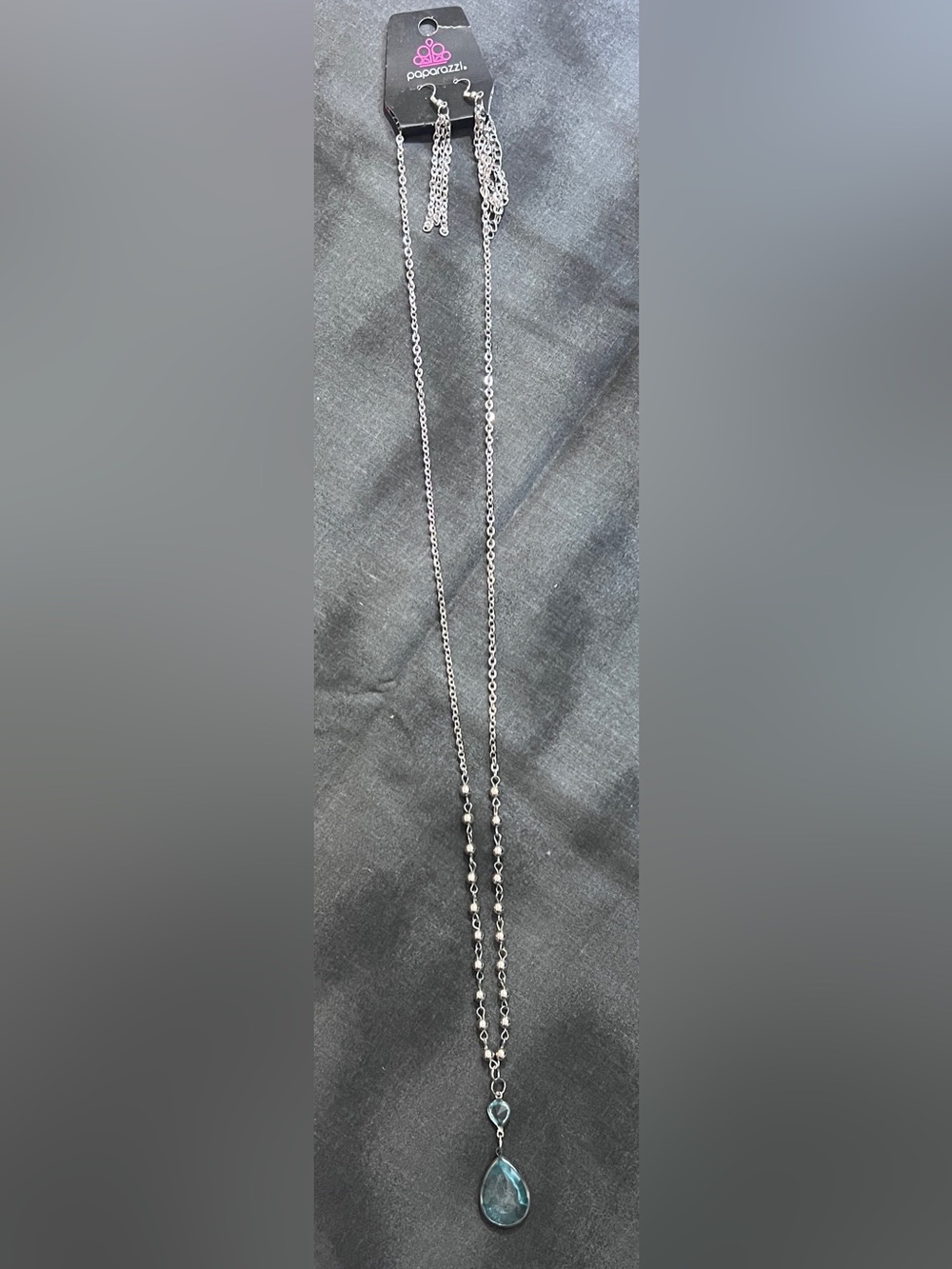 Paparazzi Silver Beaded Chain Necklace